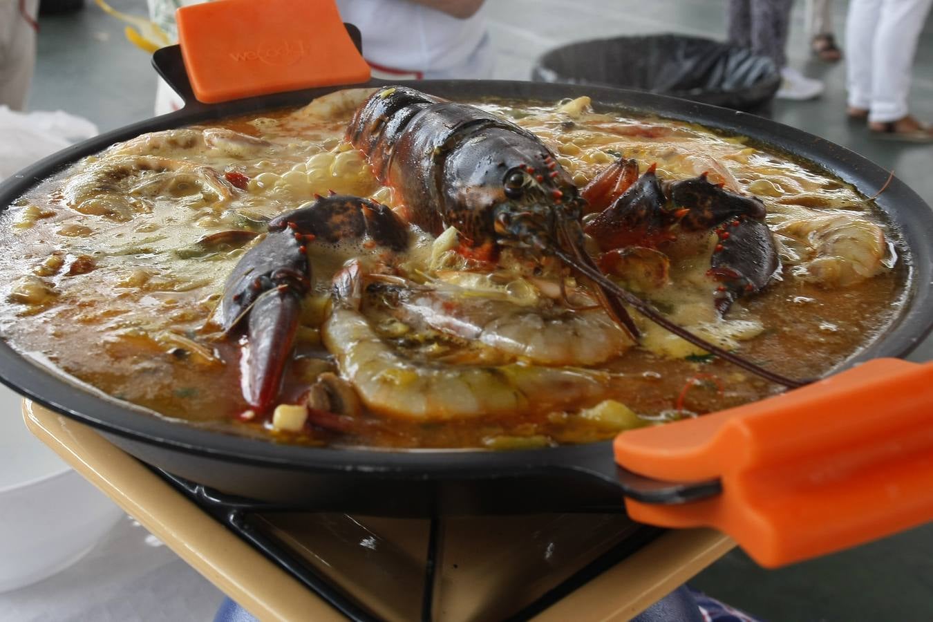 Fotos: Concurso de arroz en la Plaza de La Llama