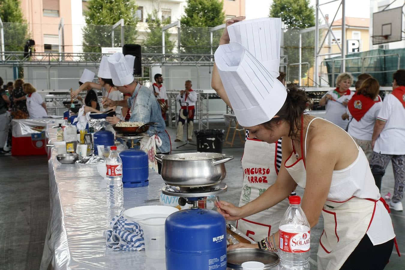 Fotos: Concurso de arroz en la Plaza de La Llama