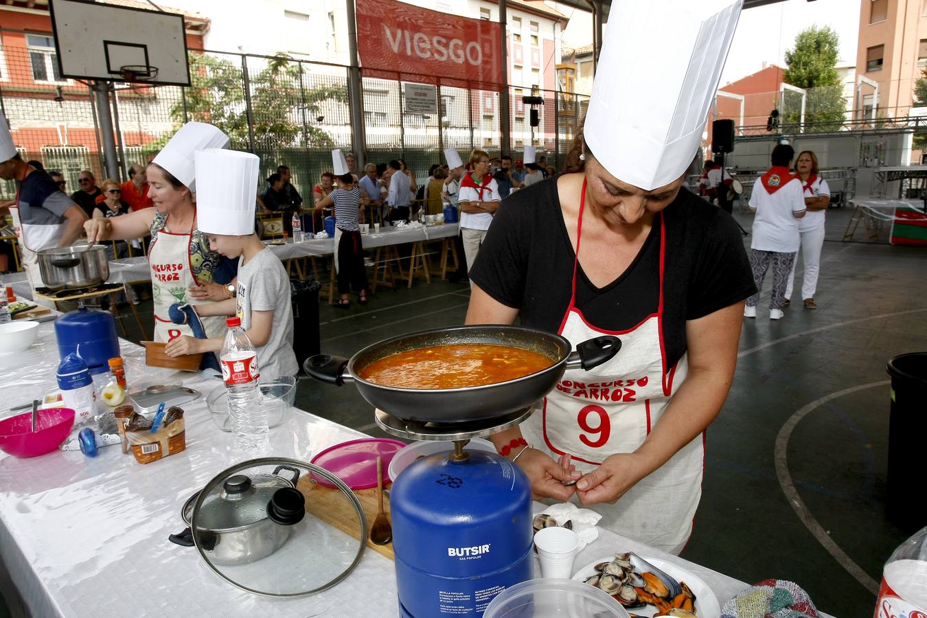 Fotos: Concurso de arroz en la Plaza de La Llama