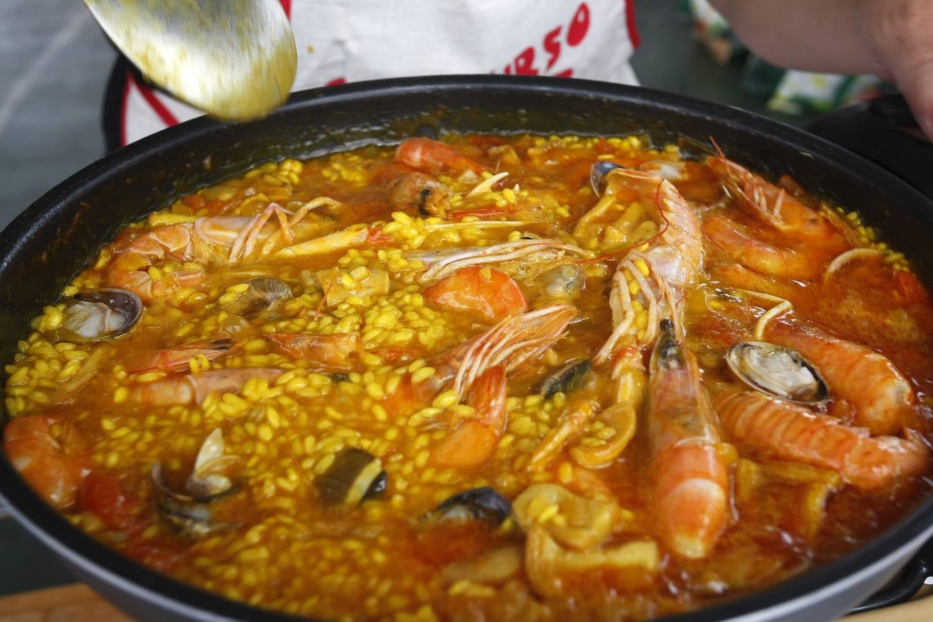 Fotos: Concurso de arroz en la Plaza de La Llama