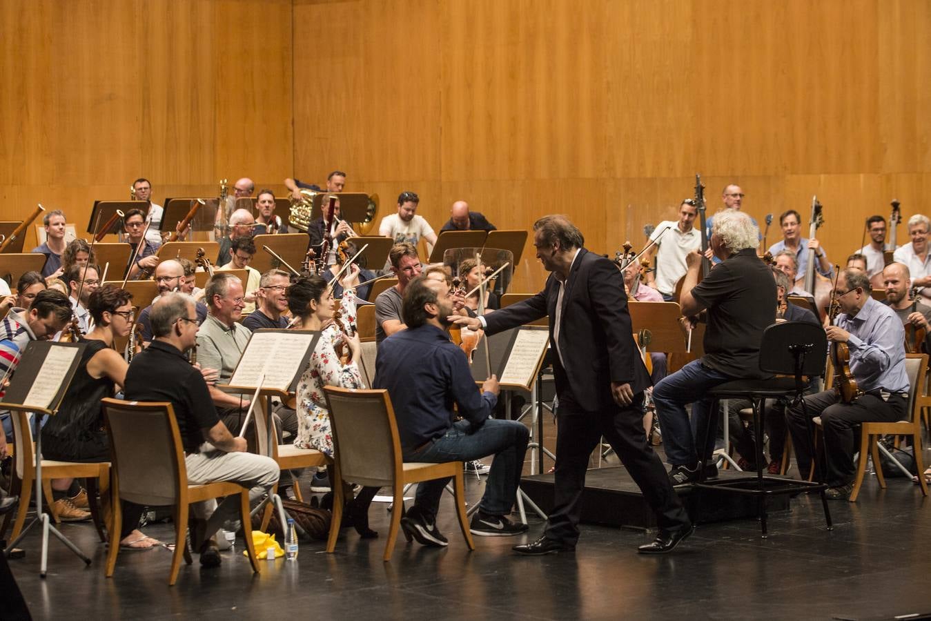 Fotos: Las horas previas al debut de la London Symphony Orchestra en el FIS