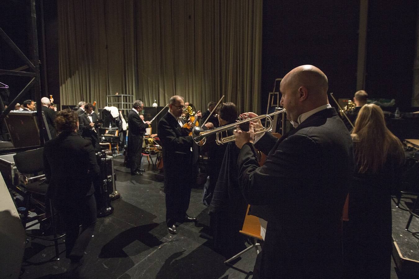 Fotos: Las horas previas al debut de la London Symphony Orchestra en el FIS