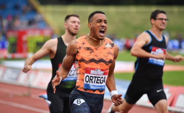 Orlando Ortega gana en los 110 metros vallas en Birmingham