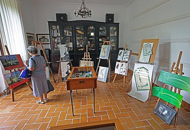 Cabezón muestra su arte