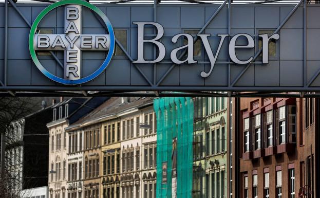 El logo de Bayer.