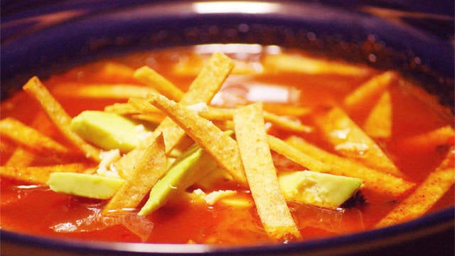 Sopa de tortilla