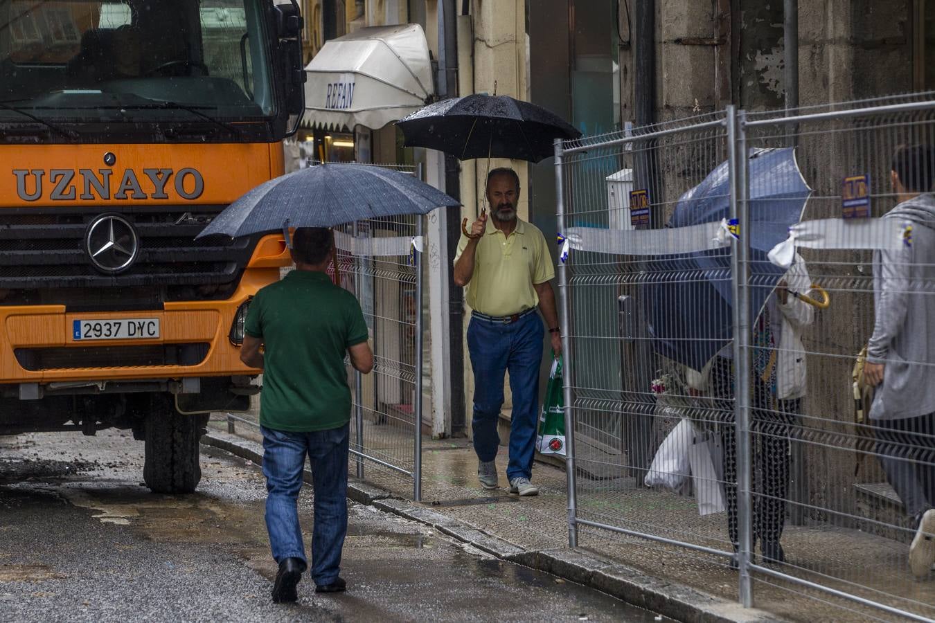 Fotos: Obras en Cervantes