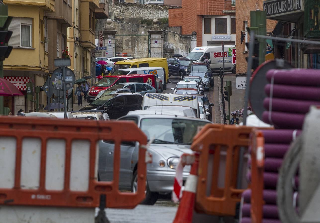 Fotos: Obras en Cervantes