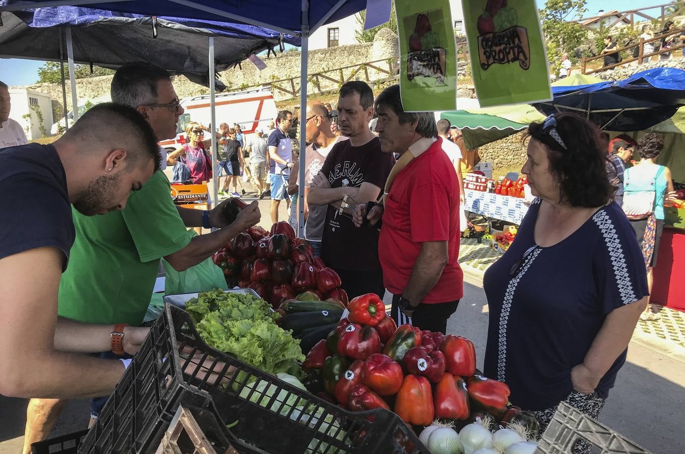 Fotos: La VI Feria del Pimiento de Isla arranca hoy