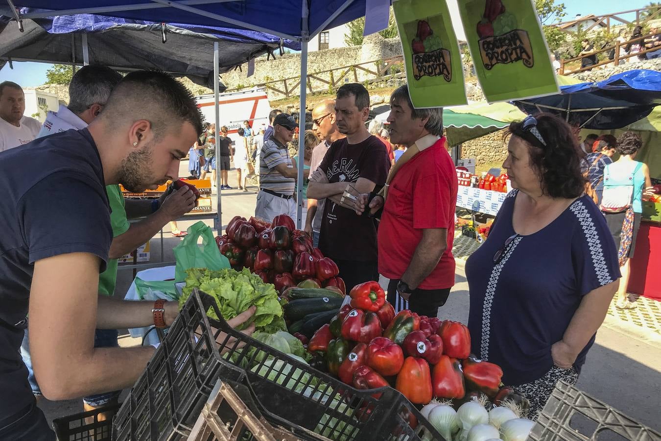 Fotos: La VI Feria del Pimiento de Isla arranca hoy