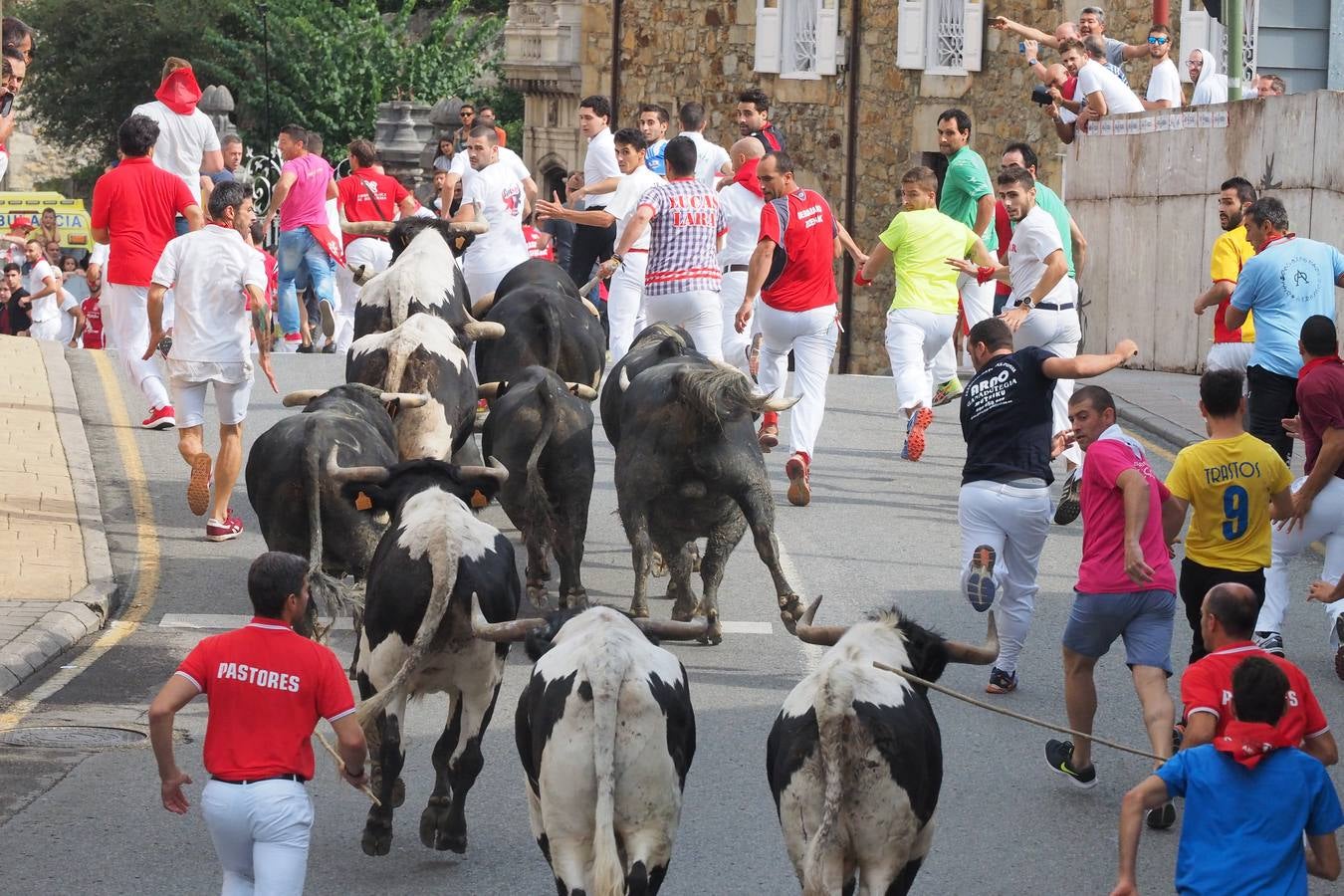 Fotos: Ampuero cierra las fiestas con un encierro limpio