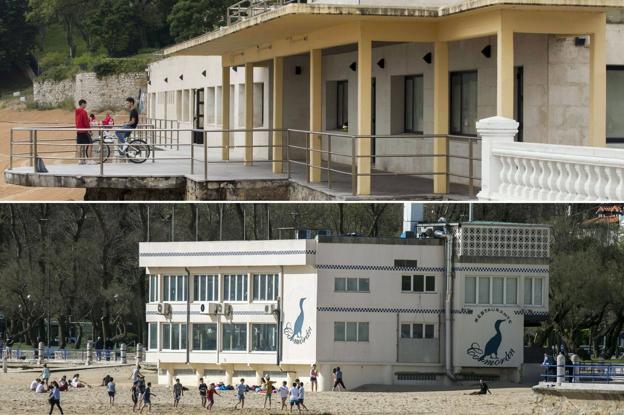 El Balneario de La Magdalena y el Comorán, dos de las concesiones que 'sobreviven' en Santander. 