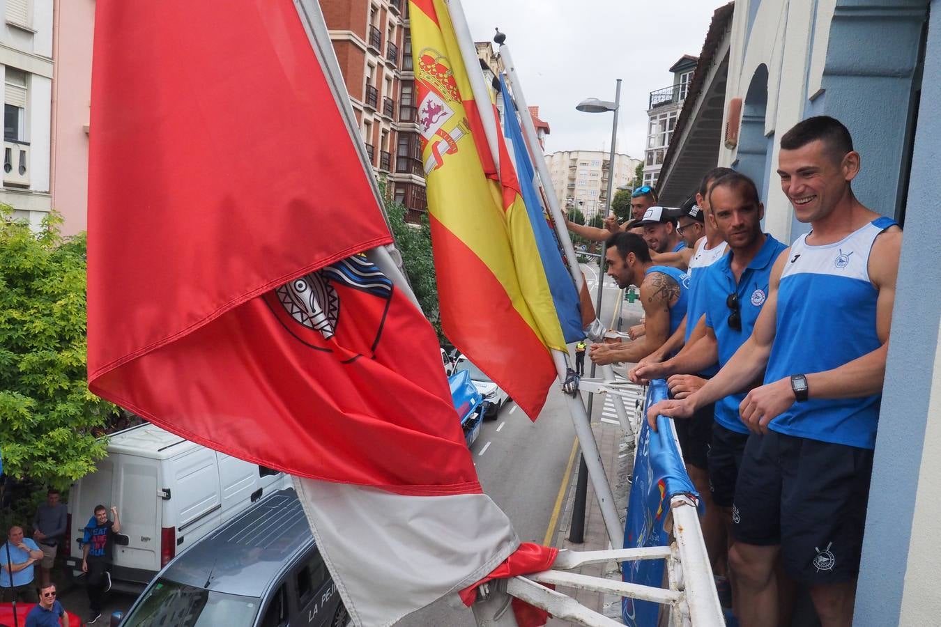 Fotos: Astillero recibe a los remeros de la San José