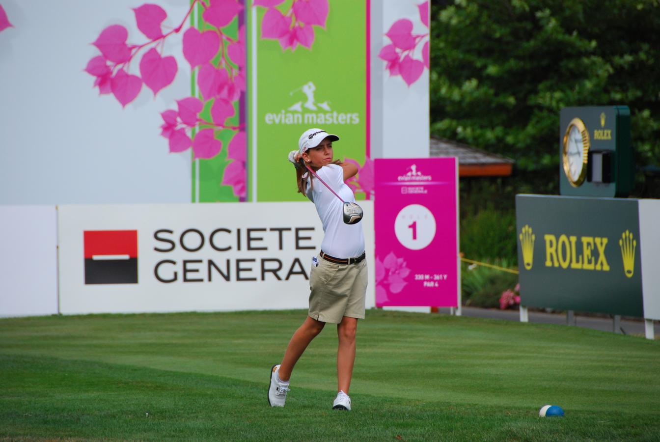 En el Evian Master's Junior Cup 2010.