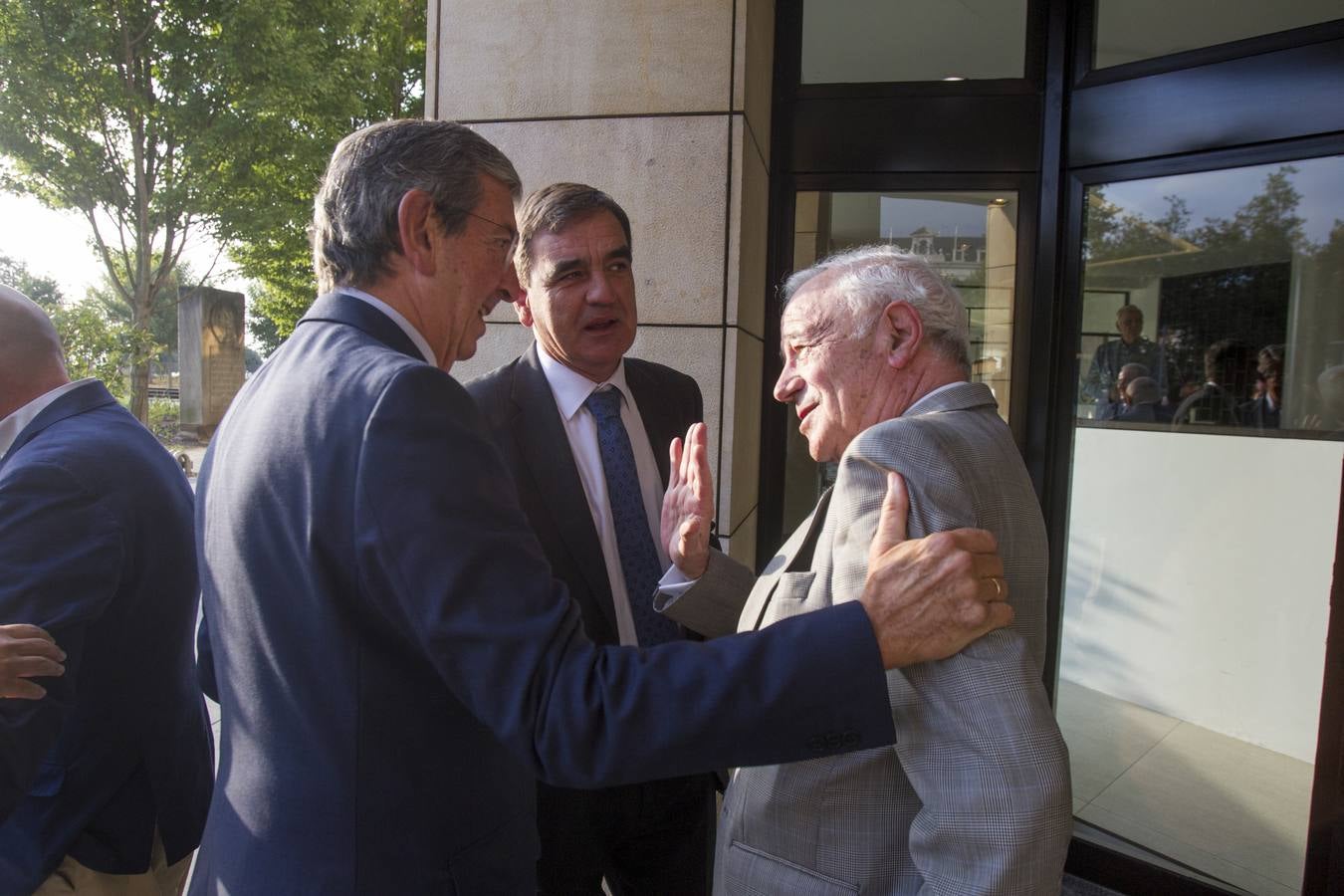 Fotos: Carlos Solchaga en el Foro Económico de El Diario Montañés