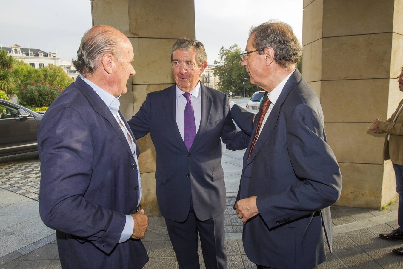 Fotos: Carlos Solchaga en el Foro Económico de El Diario Montañés