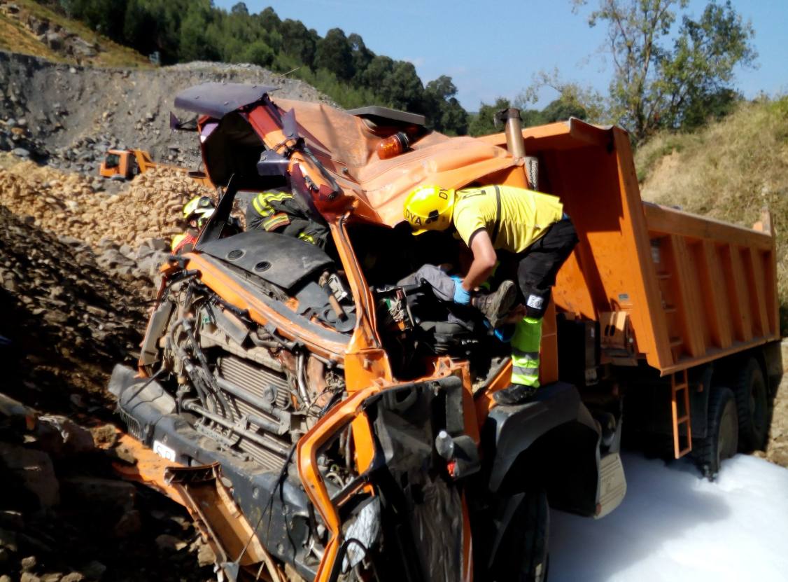 Fotos: Accidente en la cantera