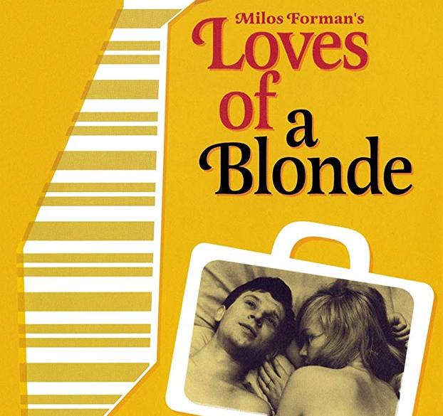 Cartel promocional de 'Los amores de una rubia' (1965).