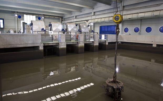 Estación de tratamiento de aguas en San Román de la LLanilla 