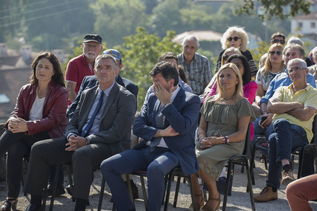 Cantabria, País Vasco y Asturias han recordado a los milicianos de la 'Lista Larrinoa', bombardeados en Ampuero en el verano de 1937