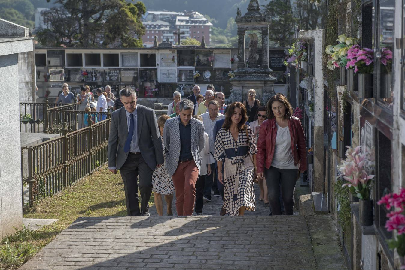 Cantabria, País Vasco y Asturias han recordado a los milicianos de la 'Lista Larrinoa', bombardeados en Ampuero en el verano de 1937