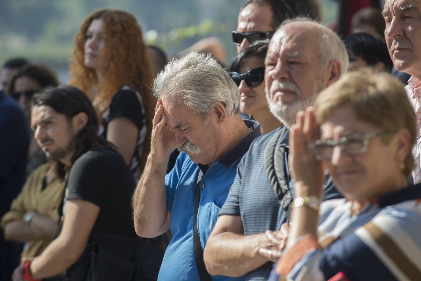 Cantabria, País Vasco y Asturias han recordado a los milicianos de la 'Lista Larrinoa', bombardeados en Ampuero en el verano de 1937