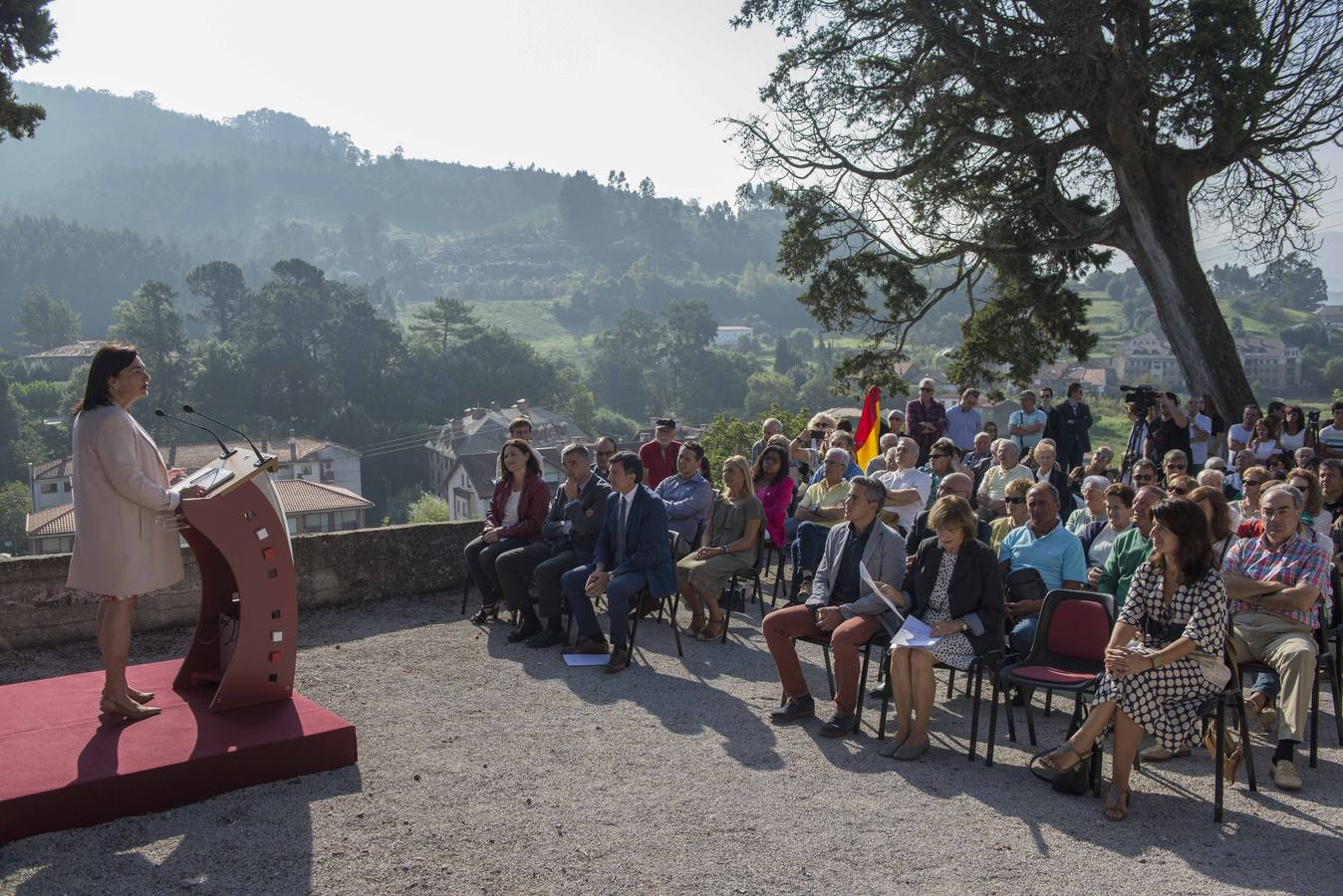 Cantabria, País Vasco y Asturias han recordado a los milicianos de la 'Lista Larrinoa', bombardeados en Ampuero en el verano de 1937
