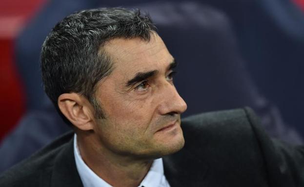 Ernesto Valverde, durante el partido ante el Tottenham. 