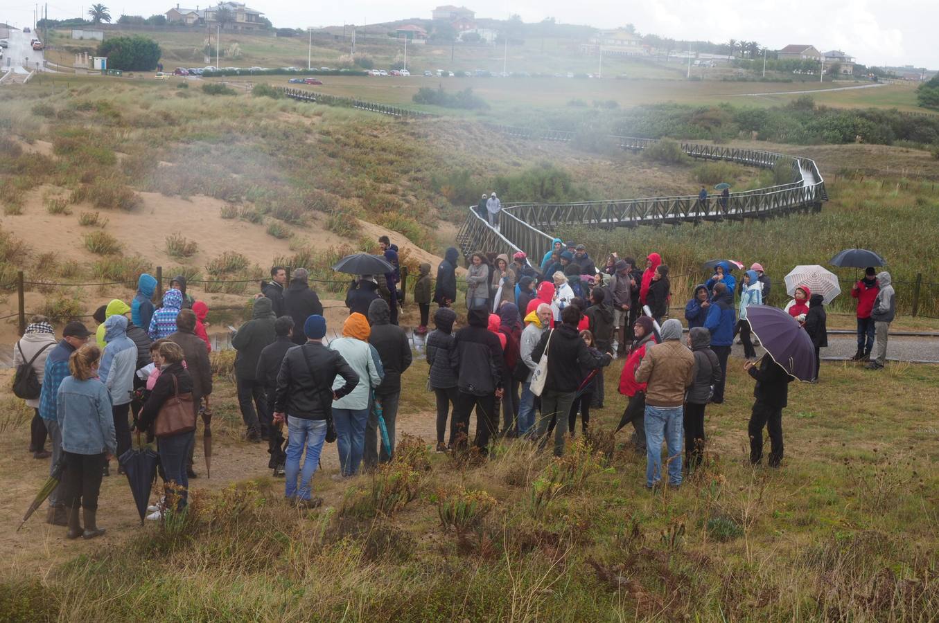 Fotos: Marcha contra la instalación de la futura depuradora en Cuchía