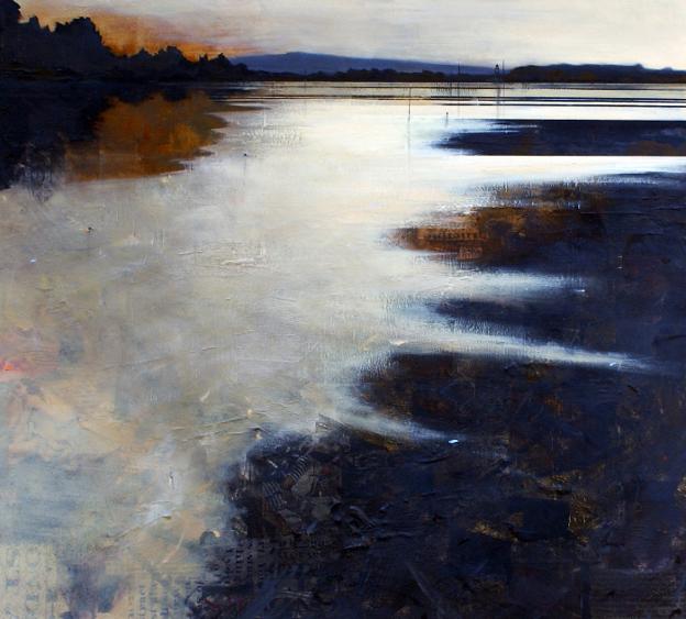 Los paisajes costeros de José Antonio Quintana destacan por los reflejos del agua.
