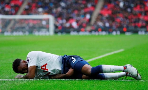 El lateral izquierdo Danny Rose, durante un partido del Tottenham.