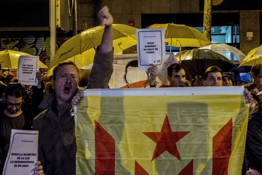 Manifestación de los CDR en Barcelona