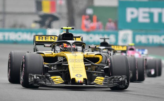 Carlos Sainz, en el GP de México. 