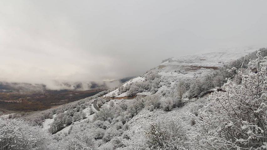 La nevada en Valderredible