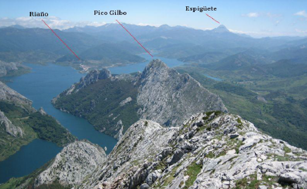 Vistas desde el Pico Huelde: al NE,