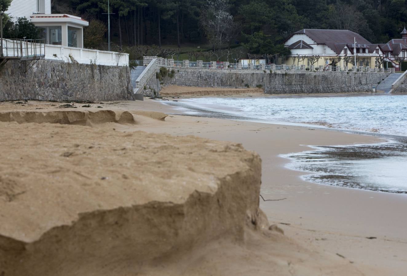 Fotos: Así ha dejado La Magdalena el temporal de mar