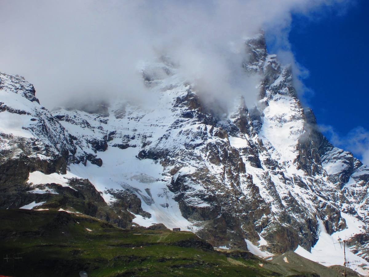 El Cervnio, en condiciones imposibles por la meteorología.