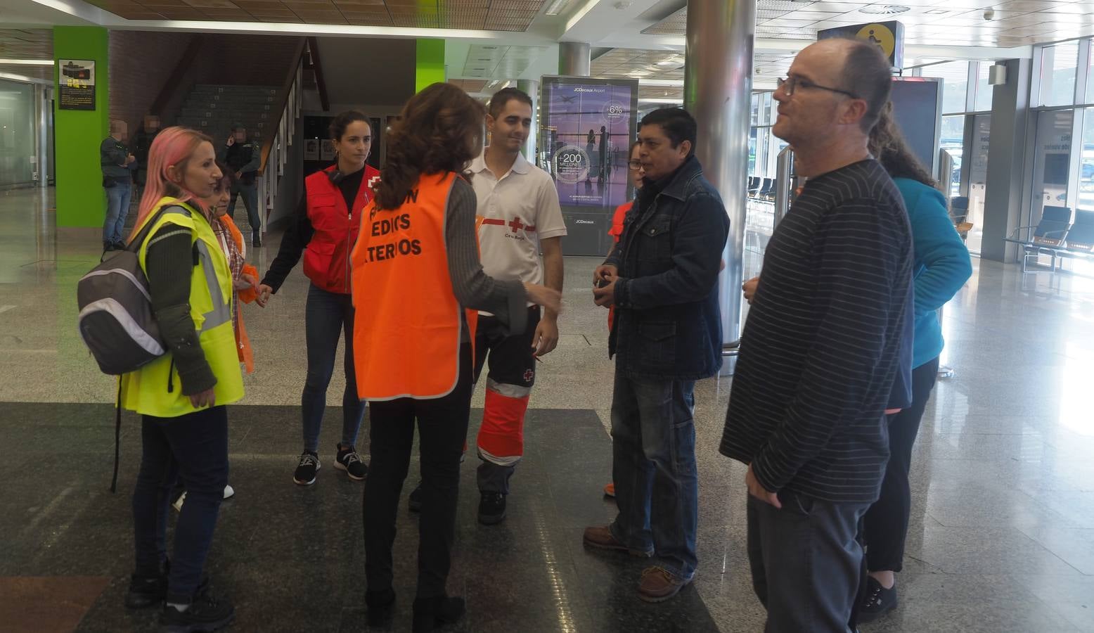 Fotos: Simulacro de accidente aéreo en el aeropuerto Seve Ballesteros