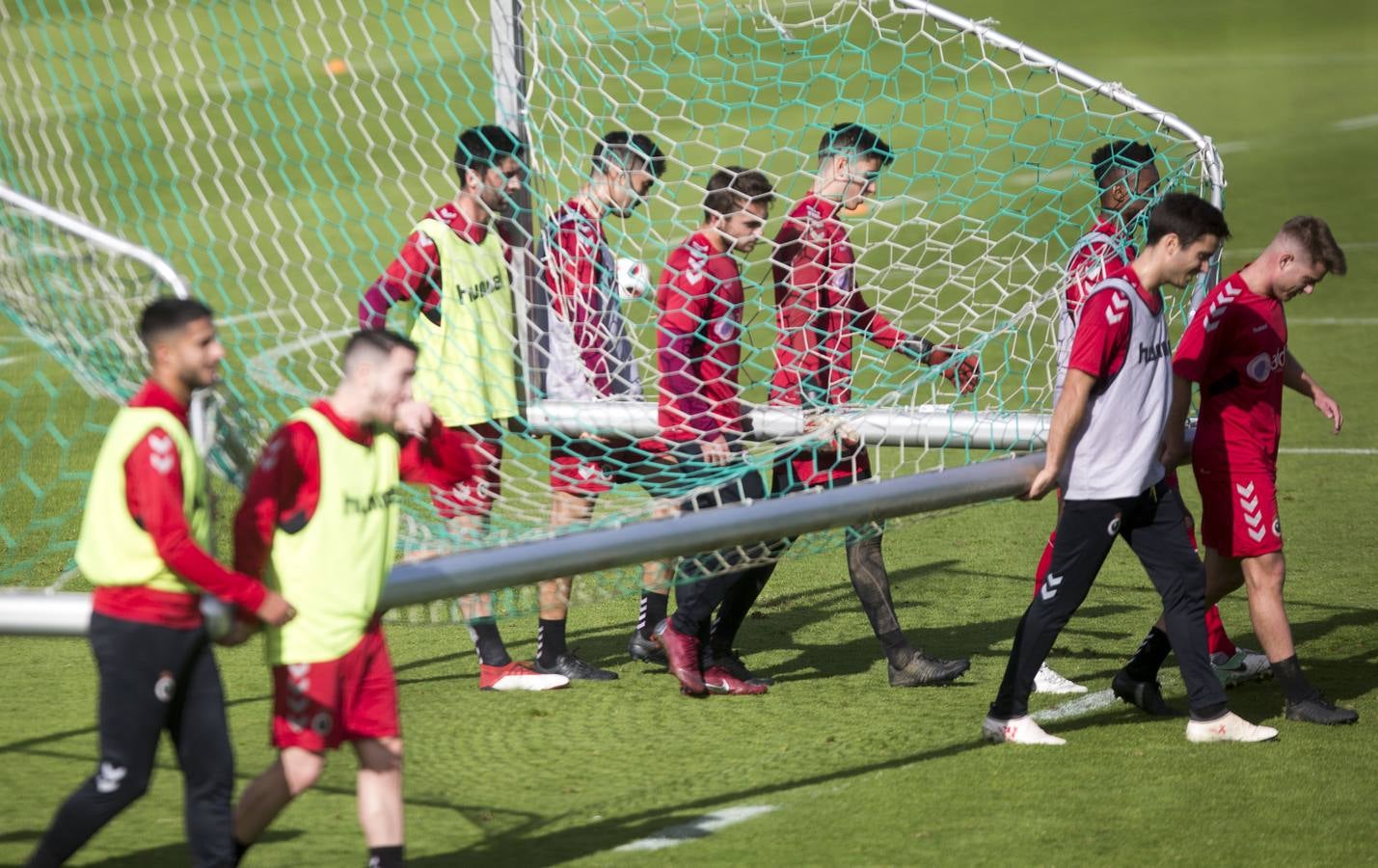 Fotos: Entrenamiento del Racing para preparar el partido ante el Athletic B