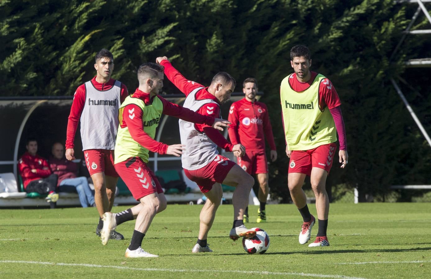 Fotos: Entrenamiento del Racing para preparar el partido ante el Athletic B