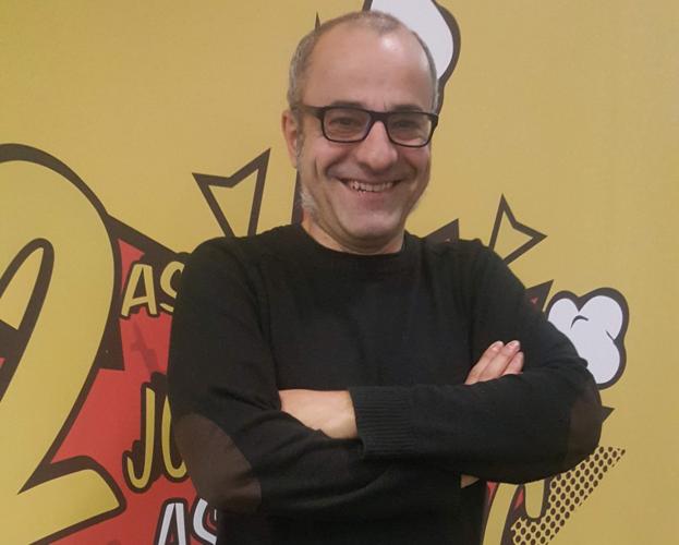 El caricaturista Íñigo Ansola.