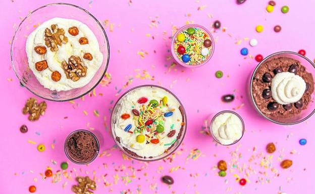 Los postres en vaso son fáciles de montar, de almacenar y de servir.