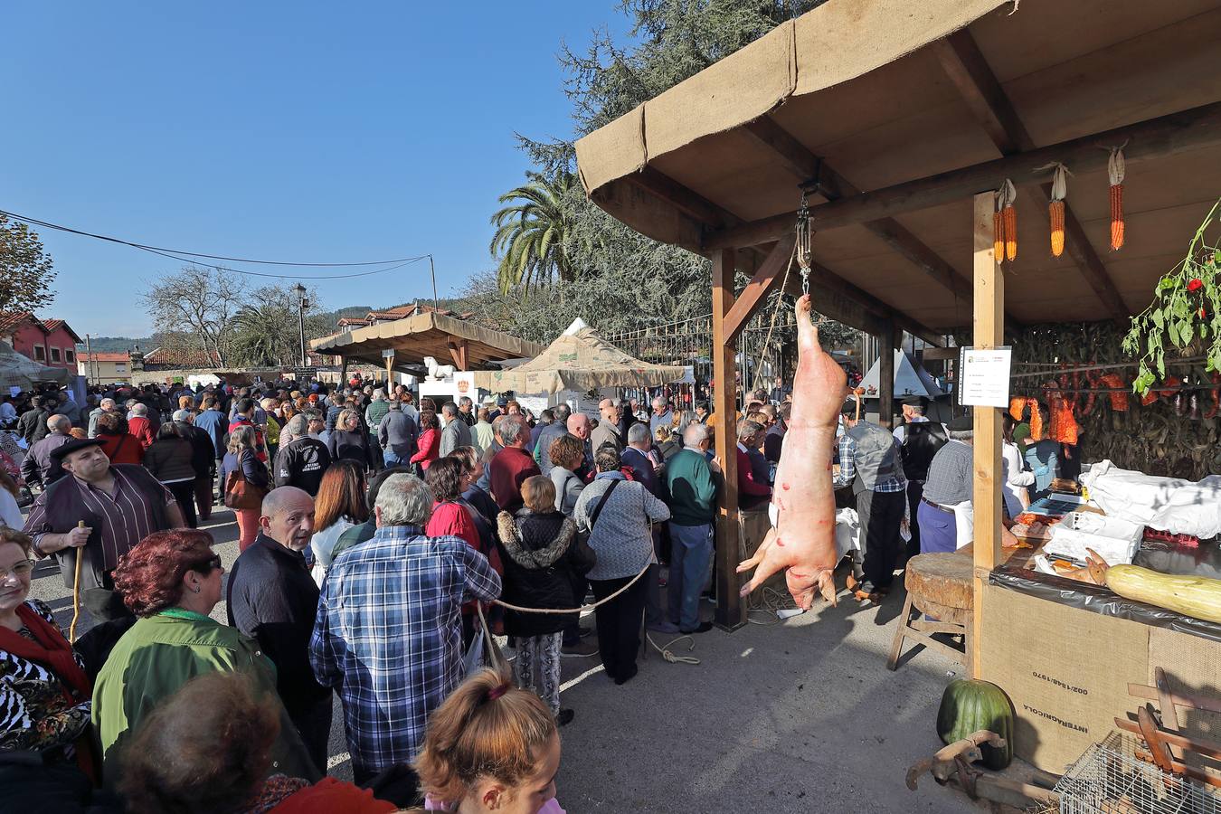 La villa cántabra se volcó con la celebración de su tradicional feria de la Alubia.