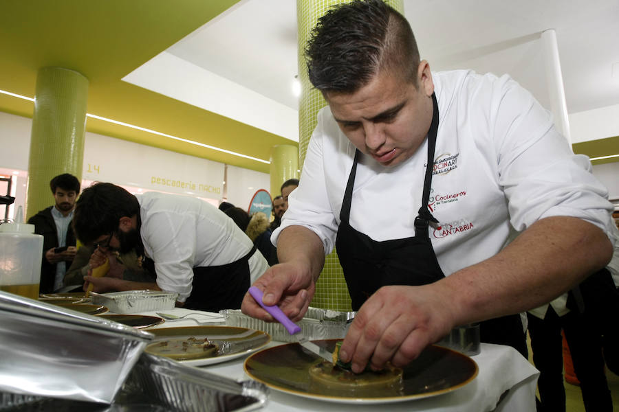 La capital del Besaya se convierte durante tres días en el centro nacional de la gastronomía con actividades de formación, innovación y exhibición con catas y stands