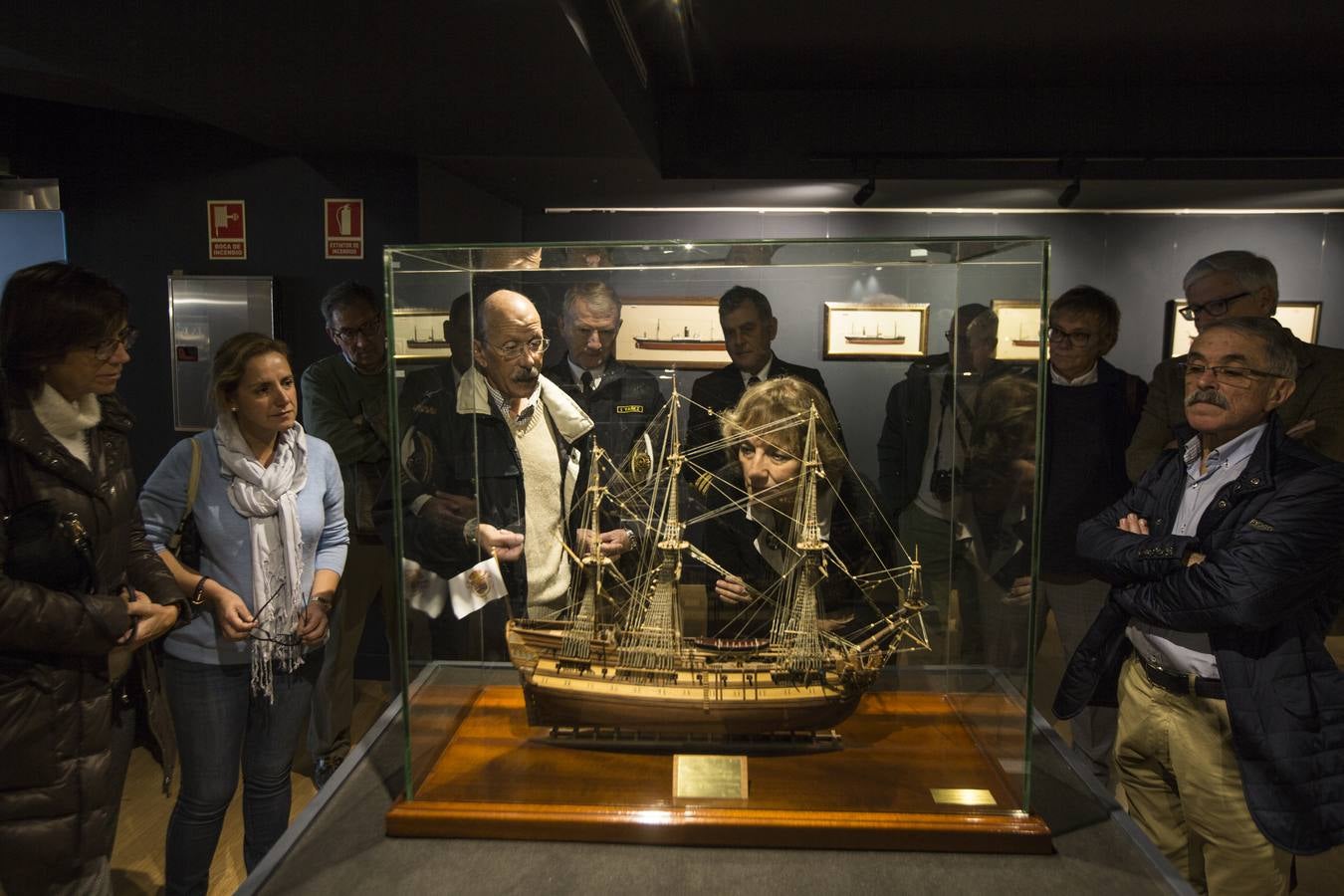 El Museo Marítimo acoge una exposición con una treintena de barcos y maquetas