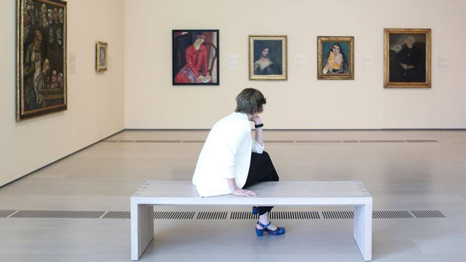 Vista exposición Retratos: esencia y expresión, 2018. 