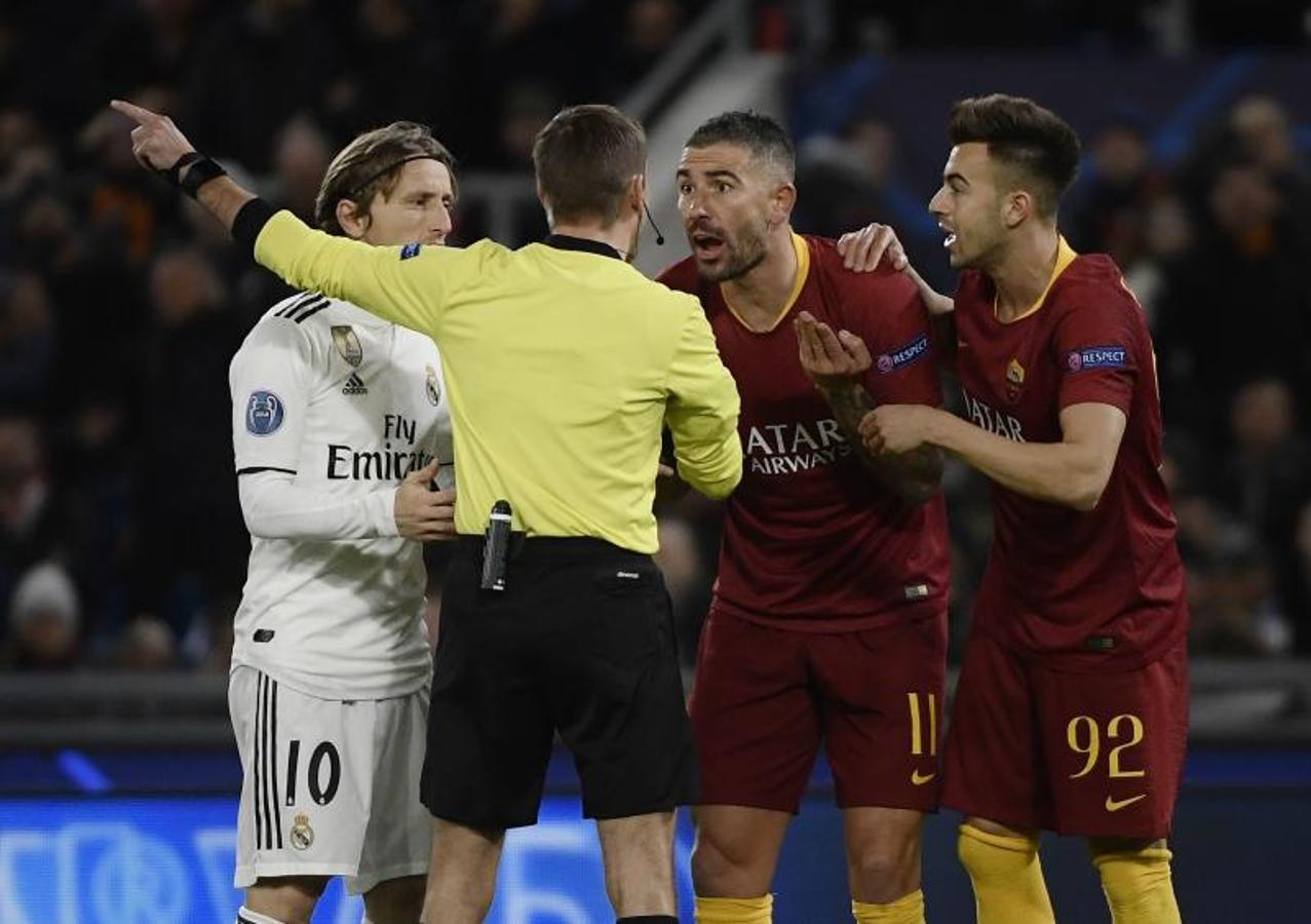 Fotos: El Roma-Real Madrid, en imágenes