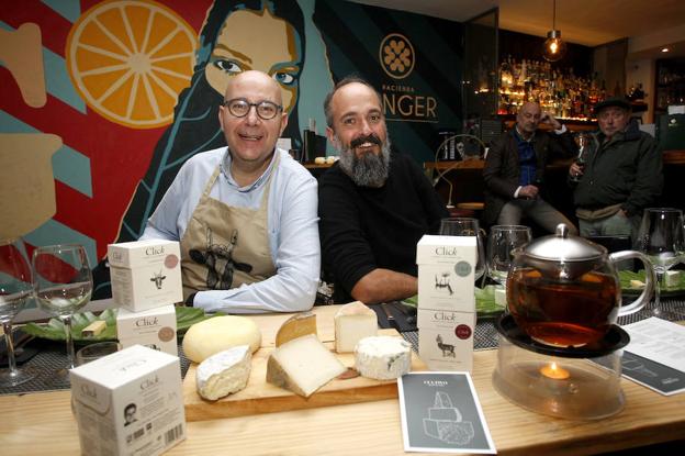 Herminio García, de la Tetera Azul, y Álvaro Carral, de La Jarradilla y Quesería Cultivo.