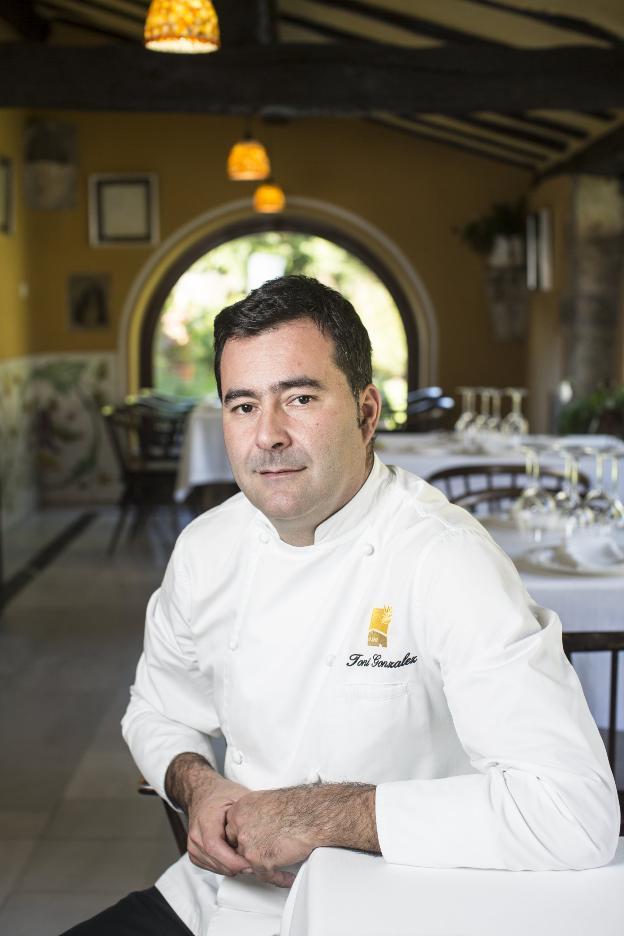 Toni González, en el restaurante. 