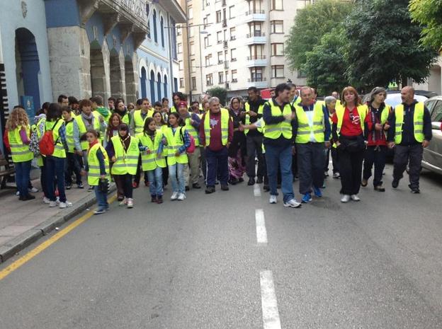 La Casa Consistorial de El Astillero volverá a ser, pasados unos años, el punto de partida de la marcha que concluirá en el Parlamento.